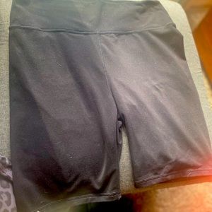 Fabletics plus size biker shorts